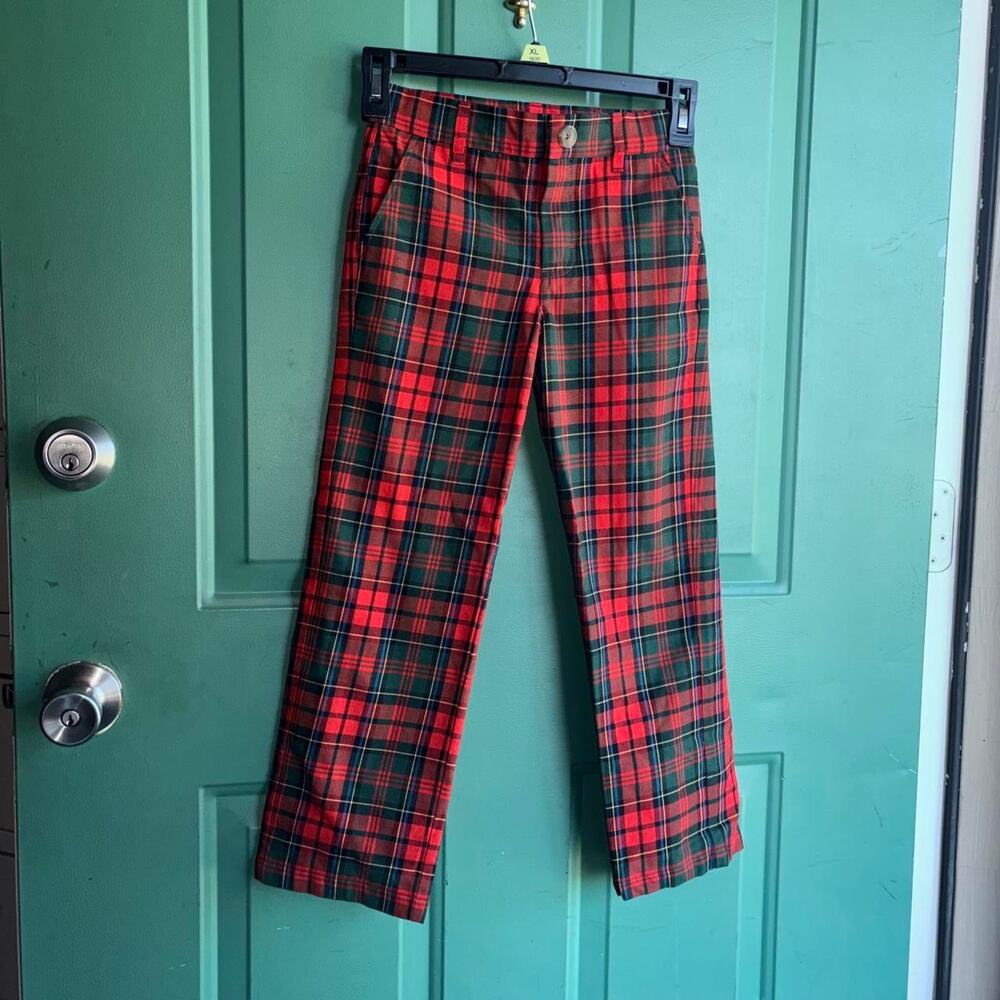 Beaufort Bonnet Company 7 Prep School Pants holiday tartan plaid